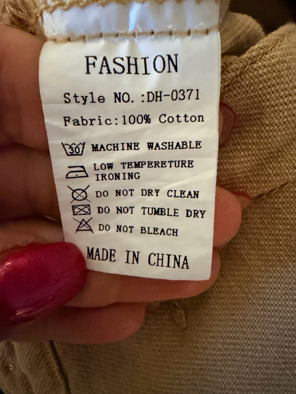 Beige Studded Denim Jacket - Women Size Small - Picture 6 of 8